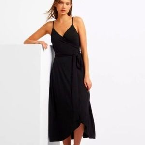 Gap Black Wrap Dress (S)